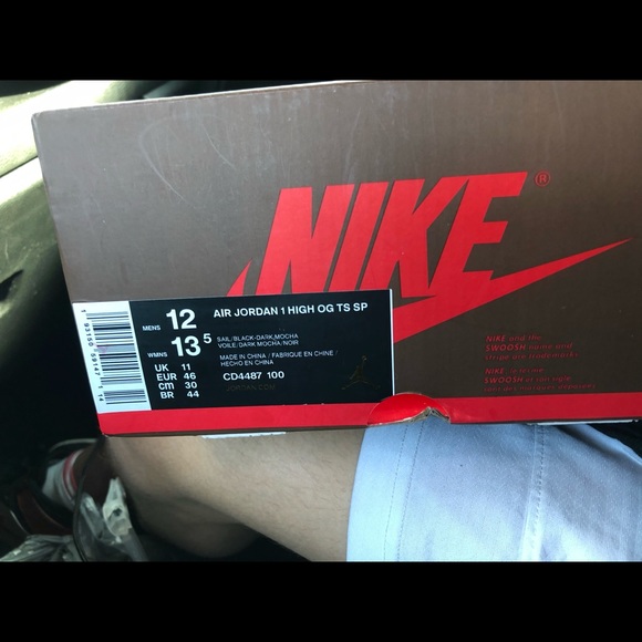 travis scott 1s worn once - Picture 2 of 8